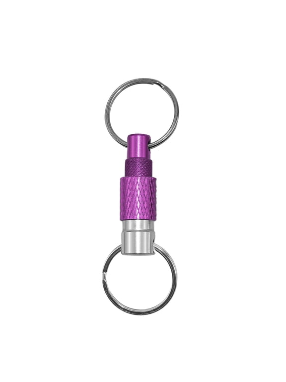 Key Accessory Pull Apart Keychain Separable Detachable Metal Keyrings Double Rings for Students, Professional