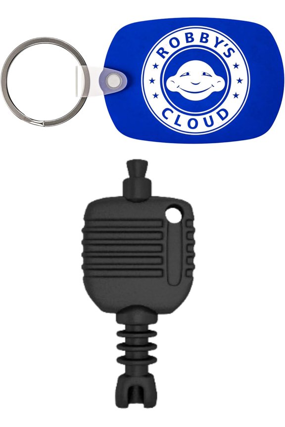 Key for Aegis Mouse Bait Stations - Rat Bait Station Key Compatible with Aegis RP, Mouse and Anchor Bait Stations - Comes with Robbys Cloud Keychain (1 Pack)