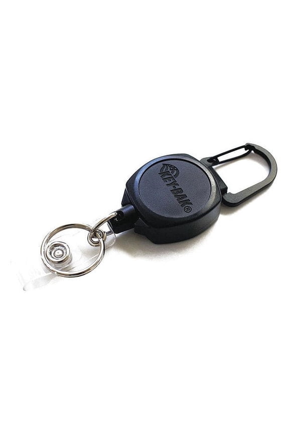 Key Reel,Black,Polycarbonate 0KB1-0A22