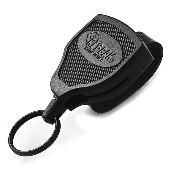 Key-Bak Key Reel, Black, Kevlar Cord, Matte Black 0S48-813