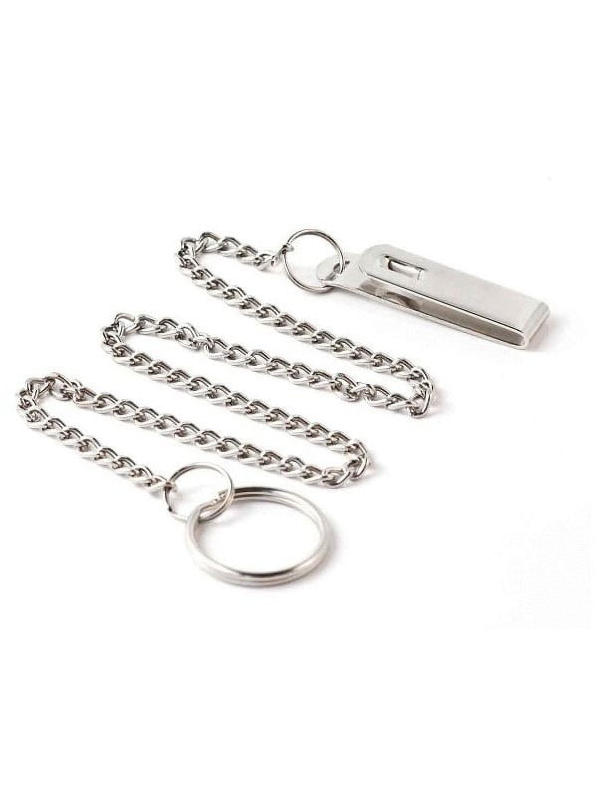 ✪ Men Leather Belt Loop Keychain Detachable Clips Belt Key Ring Key Holder  Jewelry