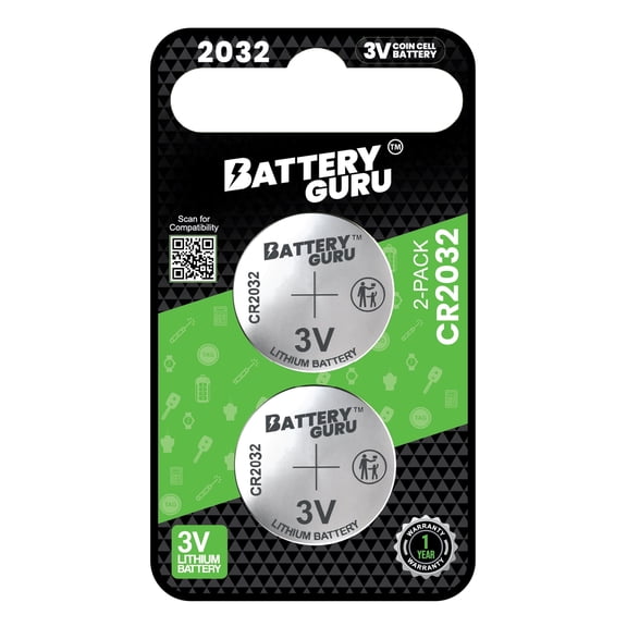 Key Battery for Ford F-Series Standard & Flip Key (1998-2021 Model Years), CR2032 3V Remote Battery