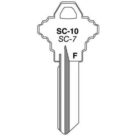 Key Blank,Schlage 10/Bg