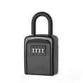 thumbnail image 1 of Key Box 4 Digit Combination Password Safe Weatherproof Key Safe Security Storage Box ,Compact Design, 1 of 8