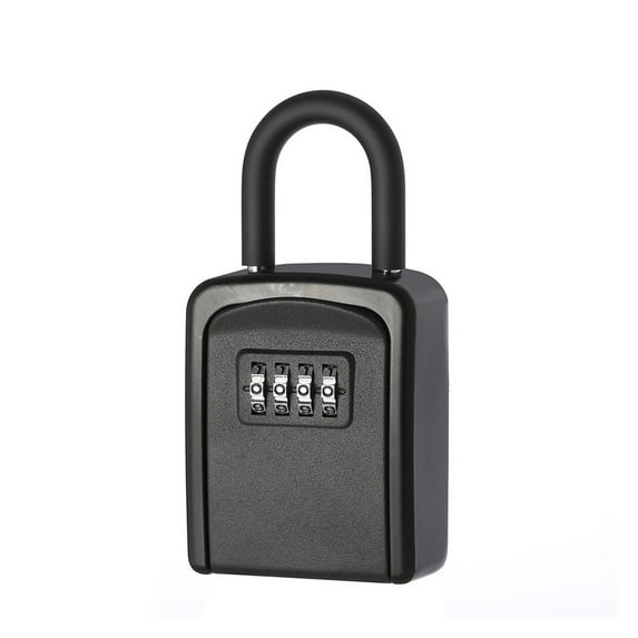 Key Box 4 Digit Combination Password Safe Weatherproof Key Safe Security Storage Box ,Compact Design