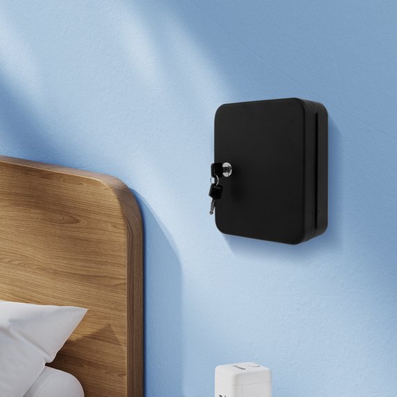 Key Box Key Bolt Box Metal Key Box Large Capacity Key Organizer Enduring Key Bolt Box Wall Mount Key Bolt Box Easy to Install Key Organizer for Car Dealer Property Manager Valet Parking