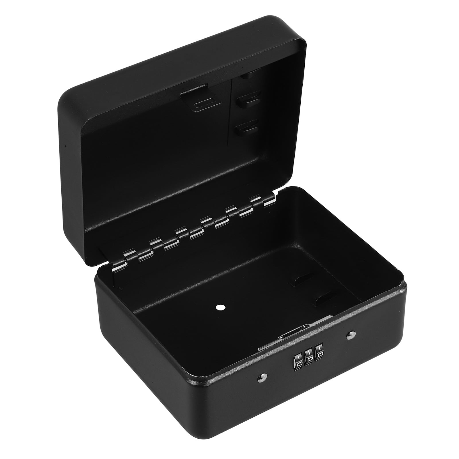 Large Capacity Black Wall-Mounted Key Storage Box for Home - Stylish and Organizer