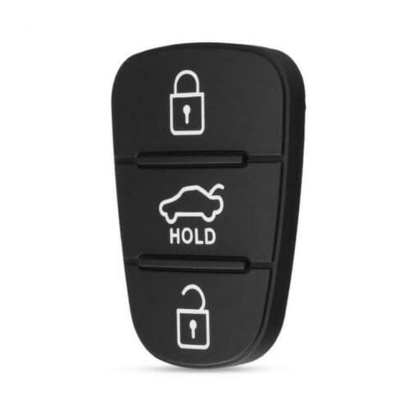 Key Button Rubber Pad Insert Remote Shell 3 Buttons Durable And Practical Fangkenuo