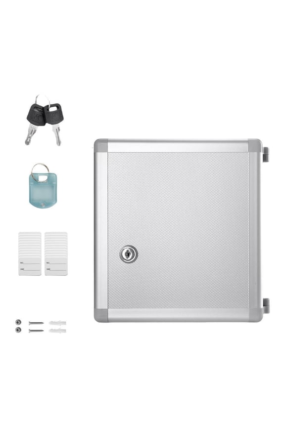 Key Cabinet Wall Mount Lockable Design Aluminum Alloy Key Storage Box For Easy Installation Home Business