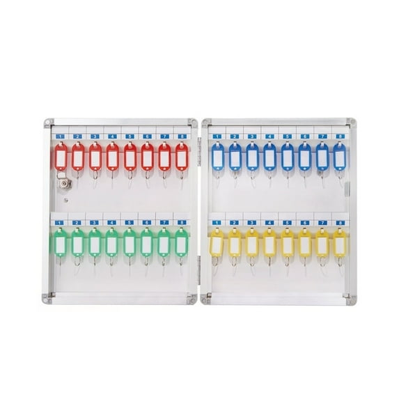 Key Cabinet Wall Mounted Security Management Key Box Storage Insurance Including Company Key Box ,Compact Design