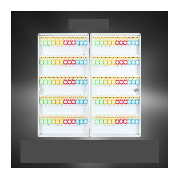 Key Cabinet Wall Mounted Security Management Key Box Storage Insurance Including Company Key Box ,Compact Design