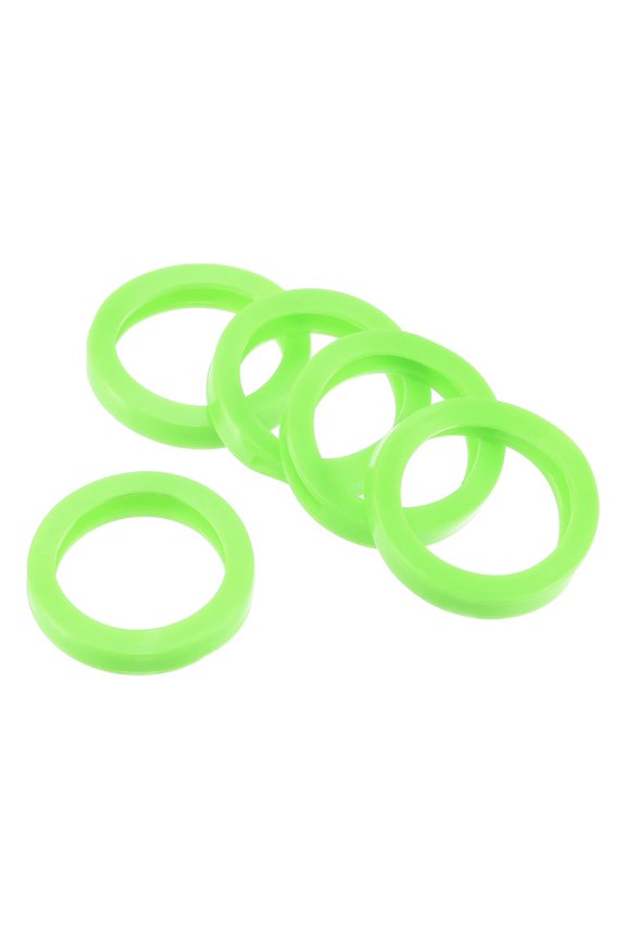 Key Caps Covers Rings, 5 Pack 1.2" Keys Identifiers Covers Coding Tags Marker Round Silicone Sleeve for Office House Apartment, Black