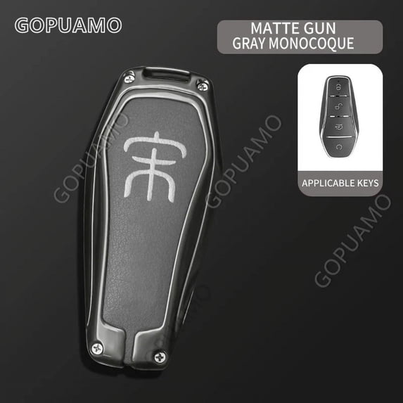 Key Case Cover Suitable For BYD Song B 4 button Zinc Alloy Car Remote Key Case Cover Car Accessories