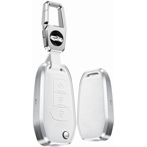 Key Case Holder Protector Keychain for Ford Ranger Escape Expedition Explorer Fusion Flip Alloy Key Fob Cover