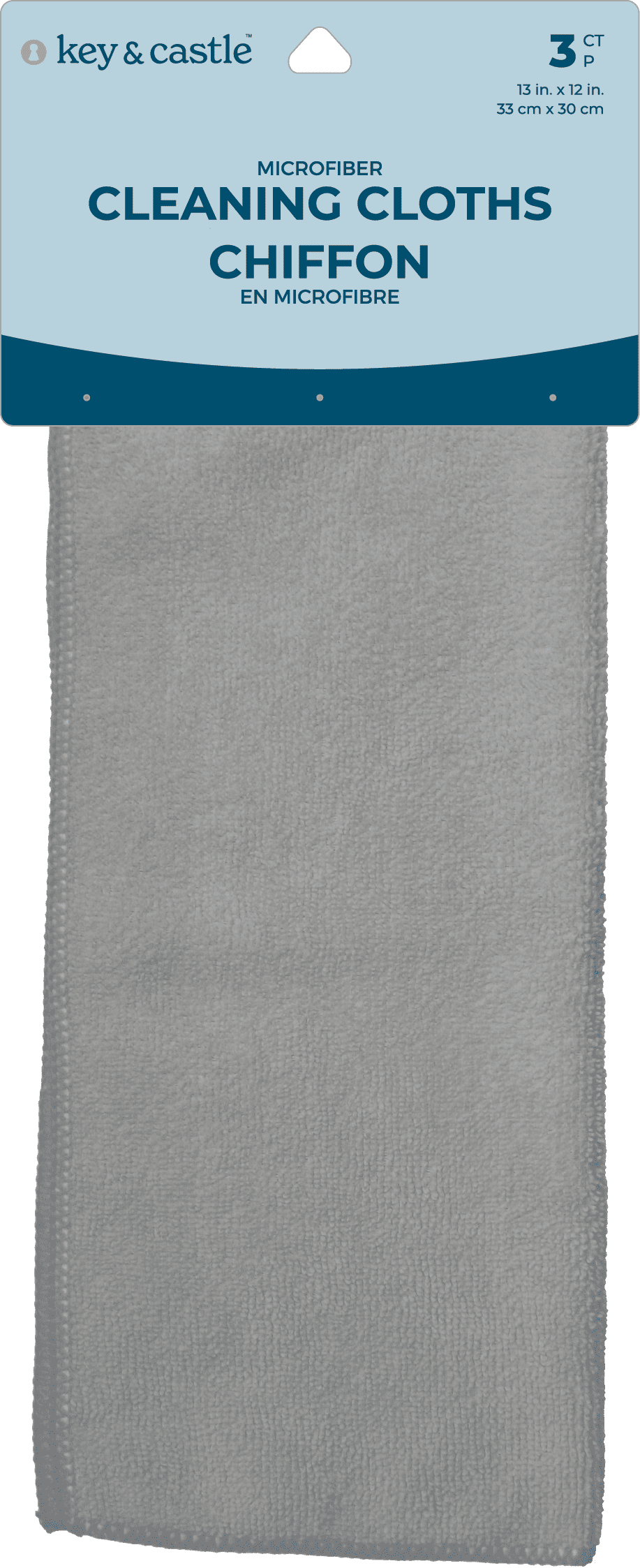 Key & Castle Microfiber Dust Cloths, 3 count