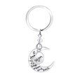 thumbnail image 1 of Key Chain Alloy Pendant Keyring Woman Key Holder Decor Key Ring Party Wedding Gift, D1002-Mon, 1 of 10