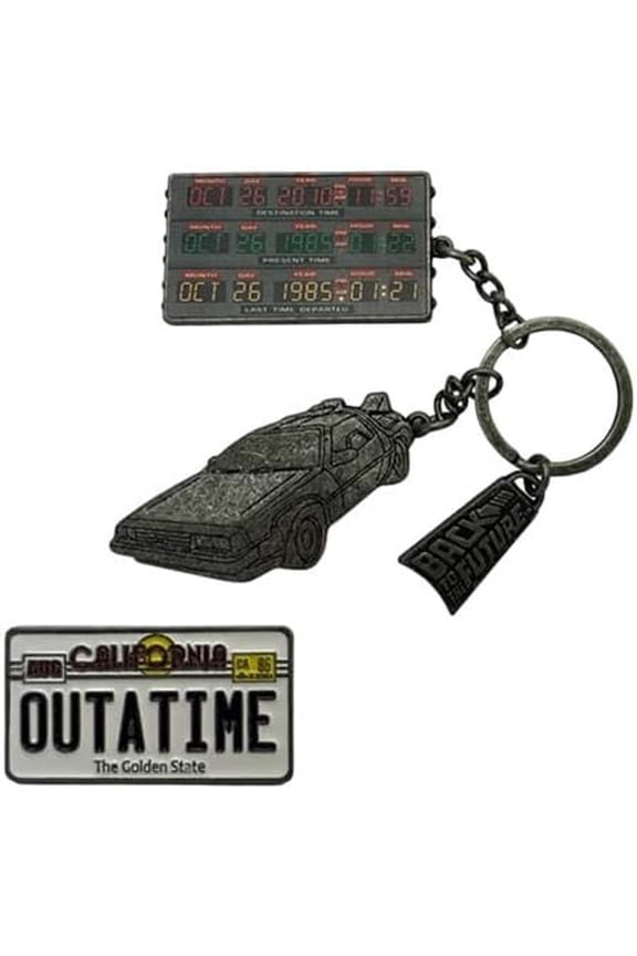 Key Chain - Back to the Future - Pin Key chain Set