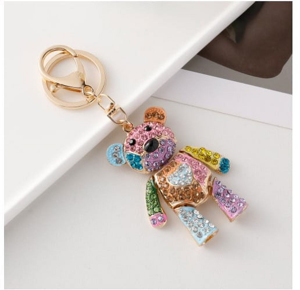 Key Chain Bear Shape Aesthetic Keychain Metal Purse Keychain Decoration  Supply