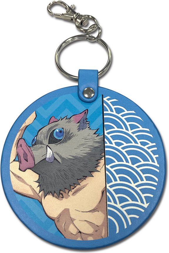 Key Chain - Demon Slayer - Inosuke Pu Circle Keychain