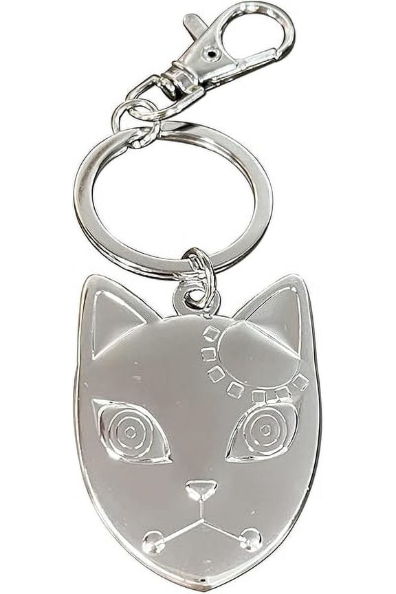Key Chain - Demon Slayer - Tanjiro Warding Mask 3D Metal