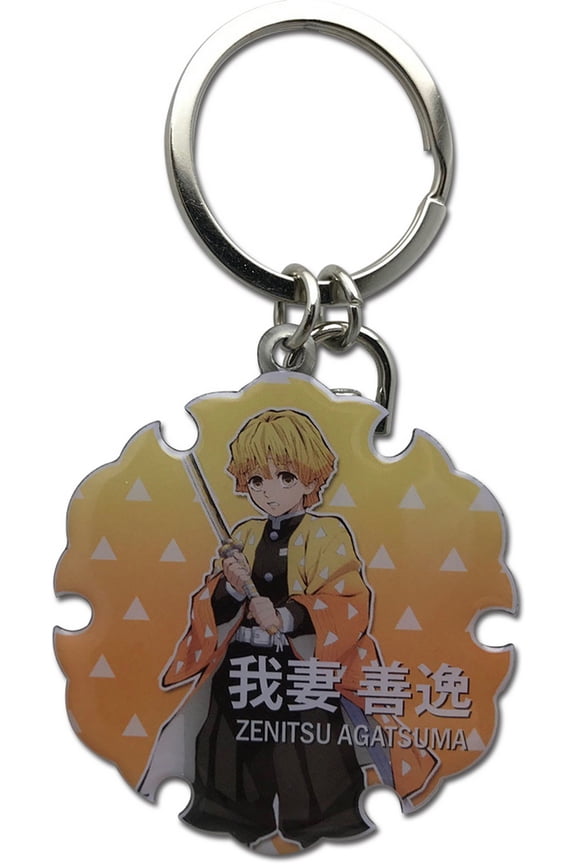 Key Chain - Demon Slayer - Zenitsu Metal Keychain