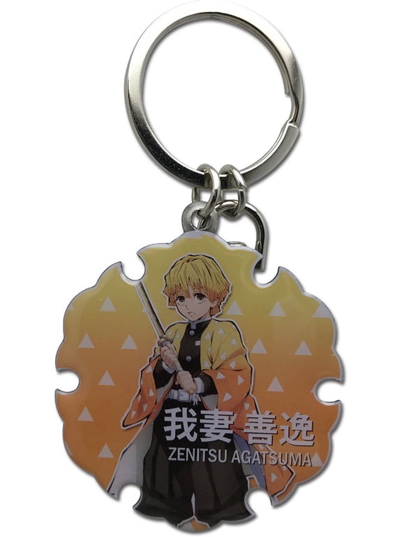 Key Chain - Demon Slayer - Zenitsu Metal Keychain