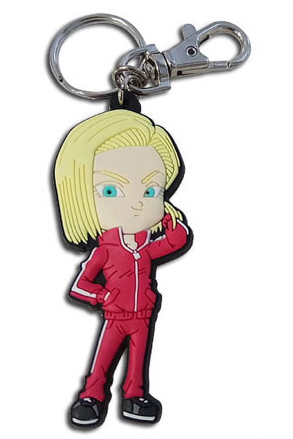 Key Chain - Dragon Ball Super - Sd Android 18 PVC New ge48267