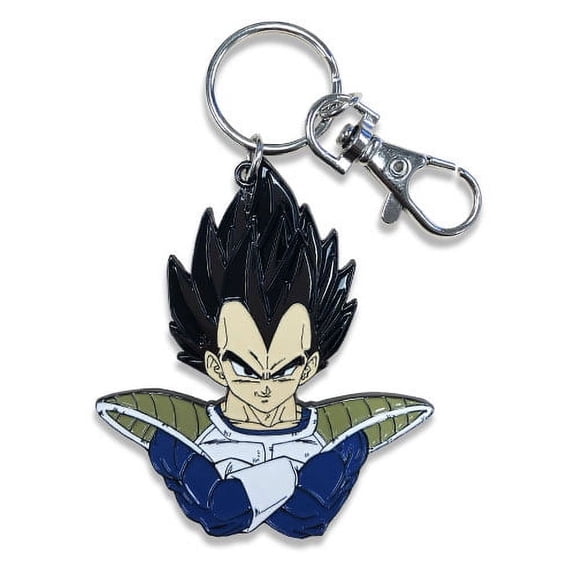 Dragon Ball Z- Vegeta Torso Metal Keychain