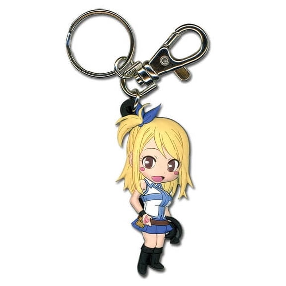 Key Chain - Fairy Tail - New SD Lucy 2 Pose Toys Anime Licensed ge36790