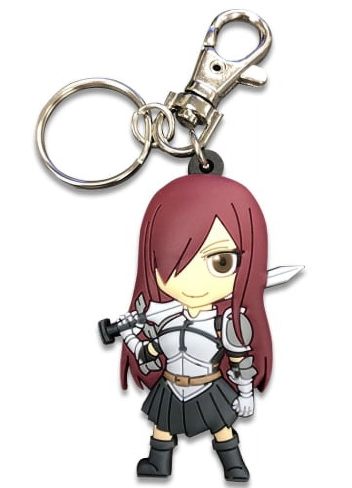 Fairy Tail SD Erza with Sword Anime PVC Keychain GE48185