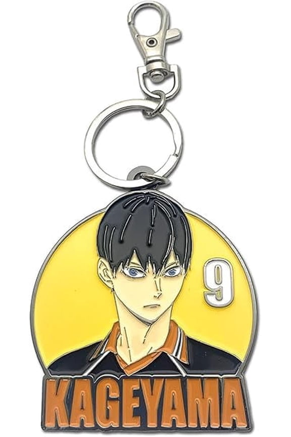 Key Chain - Haikyu S4 - Kageyama Enamel Metal Keychain