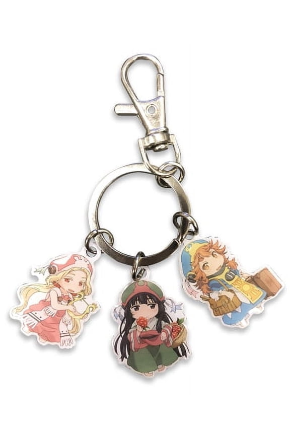 Key Chain - Hakumei & Mikochi - Group Multi-Charms New ge48404