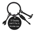 thumbnail image 1 of BJUTIR Key Chain If Dad Can'T Fix It No One Can Screwdriver Wrench Hammer Key Chain Ring Tool Charms Keychain Key Chain Gift For Dad, 1 of 5