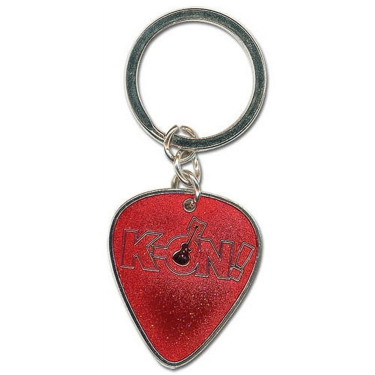 Key Chain K On New Guitar Pick Red PVC Anime Gifts Gifts Licensed ge5030
