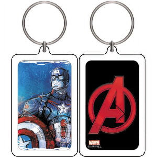 Key Chain Marvel Avengers Age of Ultron Capt. America Distressed k mvl 0021 Walmart