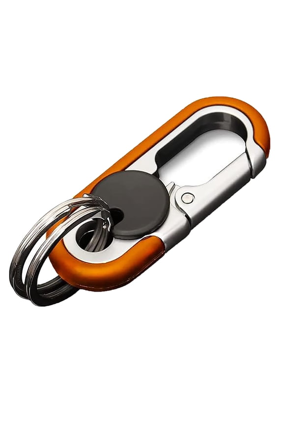 Key Chain Men’s Metal Snap Hook Carabiner Anti Loss Quick Release Swivel Belt Loop