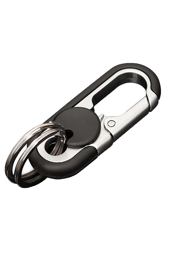 Key Chain Men’s Metal Snap Hook Carabiner Anti Loss Quick Release Swivel Belt Loop