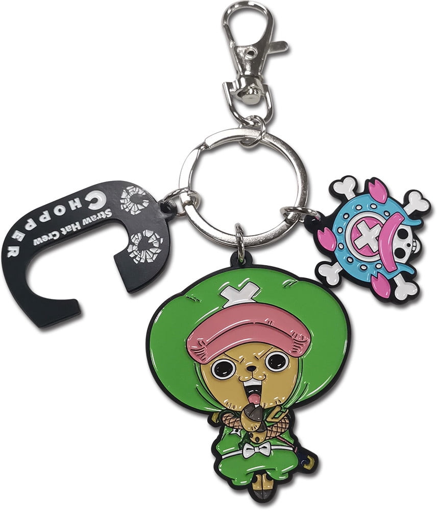 Key Chain - One Piece - Chopper Wano Version Sd With Icon Three Charms ...