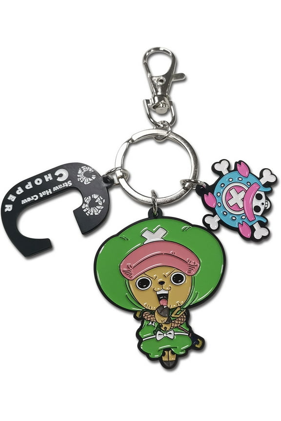 Key Chain - One Piece - Chopper Wano Version Sd With Icon Three Charms Keychain