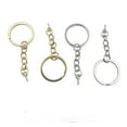 thumbnail image 1 of Key Chain Rings Kit, 60set Keychain Rings with Jump Rings and Screw Eye Pins Bulk for DIY Crafts and Jewelry Findings Making, 1 of 3