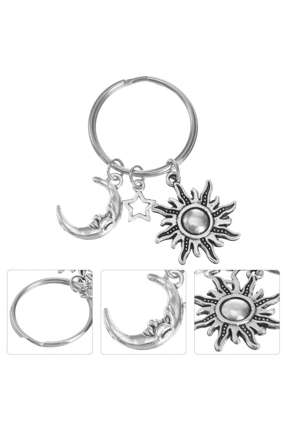 celestial keyring Key Holder cate Stainless Steel 1Pcs Organize Keys Friends Daily Use