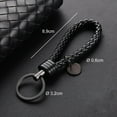 thumbnail image 1 of Key Chains Handwoven Leather Keychain Simple Car Key Chain Accessories Keychain Gift for Men and Women Father‘s Day, 1 of 10