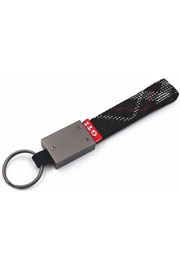 Key Chains High Quantity Oxford Cloth Keychain, Holder Titanium Scottish Metal Car Key Rings for Man and Women 1Pcs Black