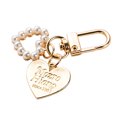 thumbnail image 1 of Key Chains Pearl Shell ring Crystal Rhinestones Purse Pendant Handbag Charm Keychain Valentine's Day Gifts Clearance, 1 of 1