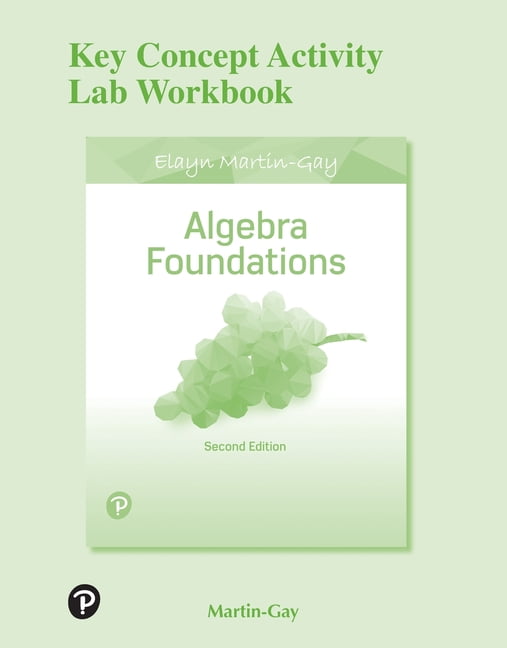 Key Concept Activity Lab Workbook for Algebra Foundations: Prealgebra ...