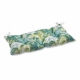 thumbnail image 1 of Pillow Perfect Outdoor/ Indoor Key Cove Lagoon Wrought Iron Loveseat Cushion, 1 of 2