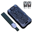 thumbnail image 1 of Key Cover Case, Zinc Alloy Smart Remote Key Fob Case Protector Shell Compatible with Audi A4 Q7 Q5 TT A3 A6 SQ5 R8 S5, 1 of 9