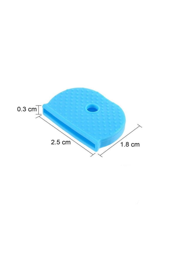 Key Cover Color Key Cover Semicircular Elastic Rubber Universal Key Cover Easy To Identify Door Key