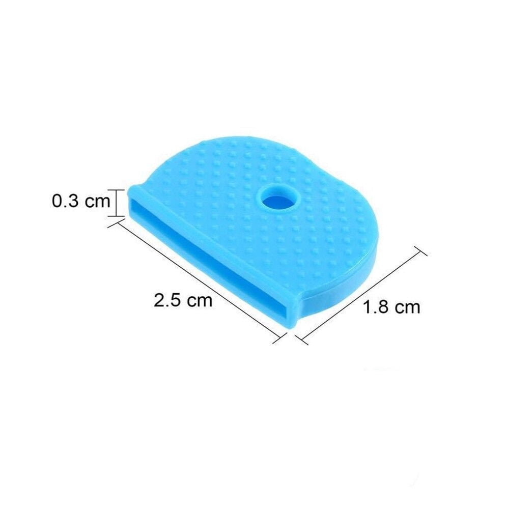 Key Cover Color Key Cover Semicircular Elastic Rubber Universal Key ...