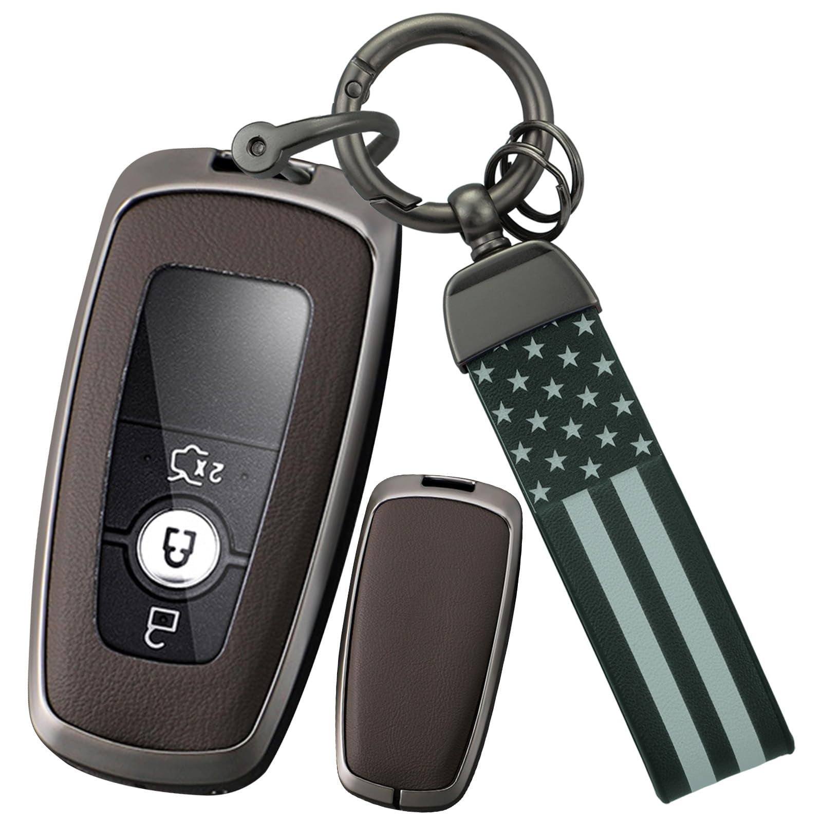 Replacement Remote Key Fob Shell For Ford Explorer, F150, F250, F450 (2013-2017) - Black